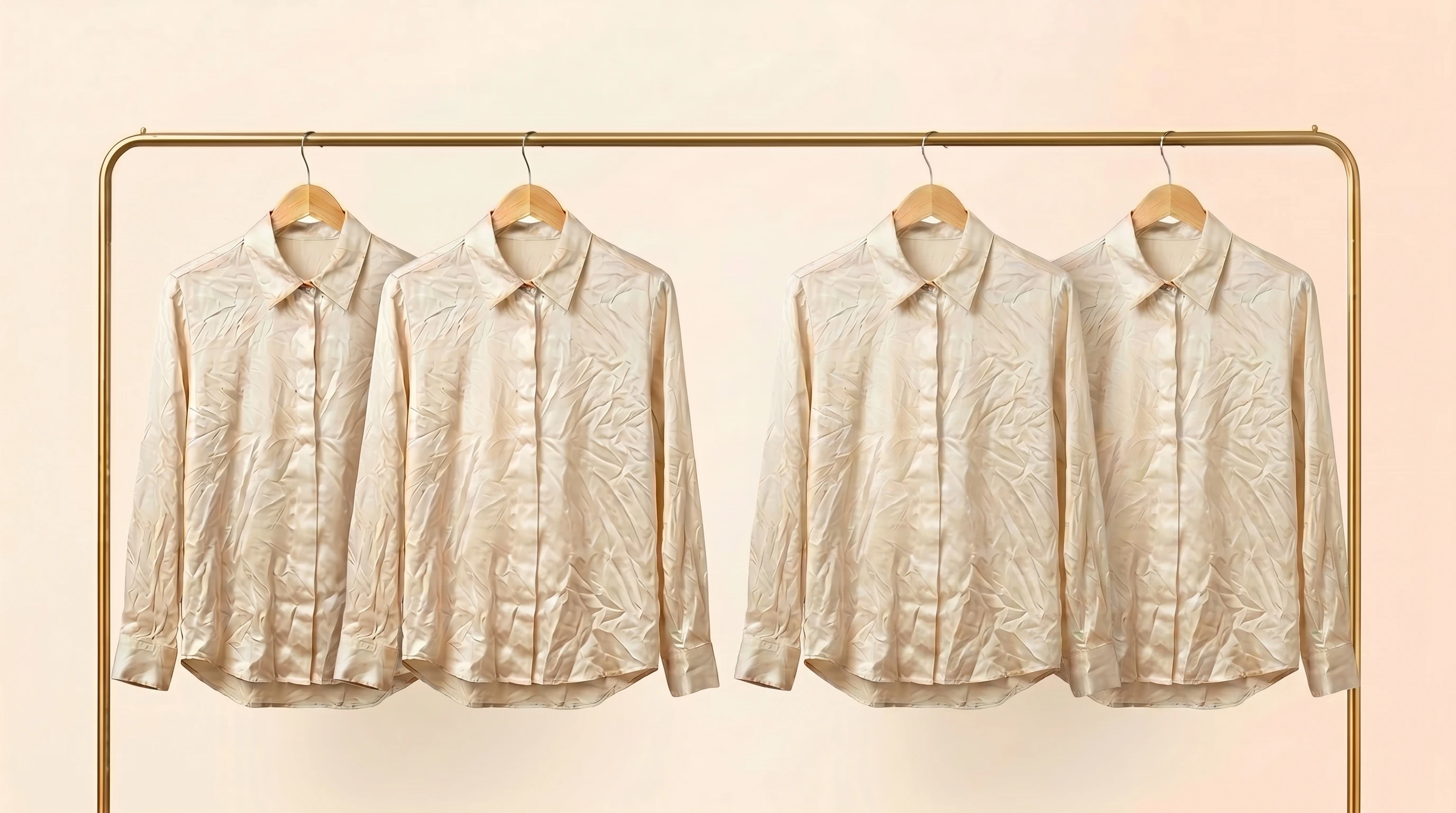 Before — wrinkled clothes